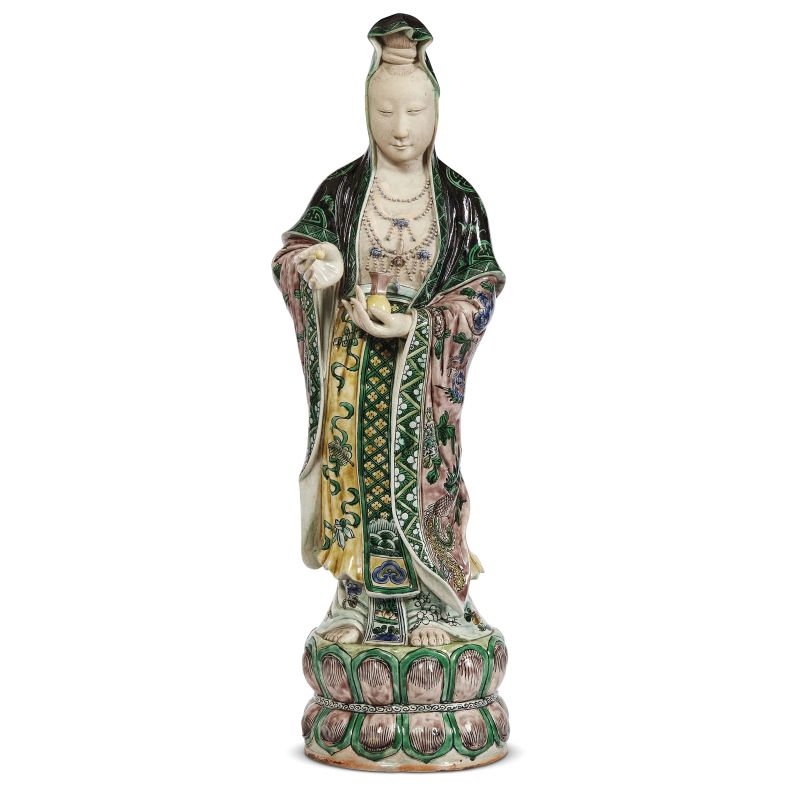 A FIGURE, CHINA, QING DYNASTY, 19TH CENTURY  - Auction Asian Art | &#19996;&#26041;&#33402;&#26415; - Pandolfini Casa d'Aste