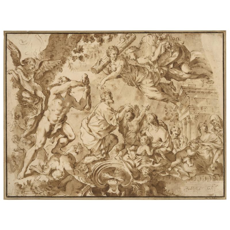 



Roman school, 17th century  - Auction WORKS ON PAPER - Pandolfini Casa d'Aste