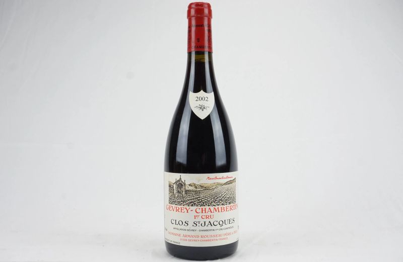      Gevrey-Chambertin Clos Saint Jacques Domaine Armand Rousseau 2002   - Auction Il Fascino e l'Eleganza - A journey through the best Italian and French Wines - Pandolfini Casa d'Aste