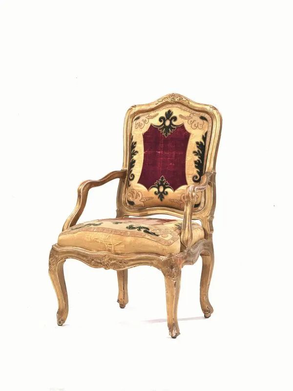 POLTRONA, PIEMONTE, INIZI SECOLO XVIII  - Auction Important Furniture and Works of Art - Pandolfini Casa d'Aste