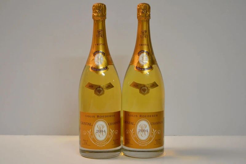 Cristal Louis Roederer 2004&nbsp;&nbsp;  - Asta Vini da Collezione da Importanti Cantine Private Italiane - Pandolfini Casa d'Aste