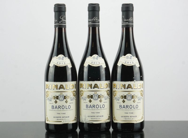 Barolo Tre Tine Giuseppe Rinaldi 2013  - Auction AS TIME GOES BY | Fine and Rare Wine - Pandolfini Casa d'Aste