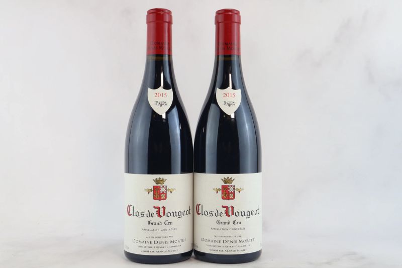 



Clos de Vougeot Domaine Denis Mortet 2015  - Auction La Joie du Vin - Fine and Rare Wine - Pandolfini Casa d'Aste