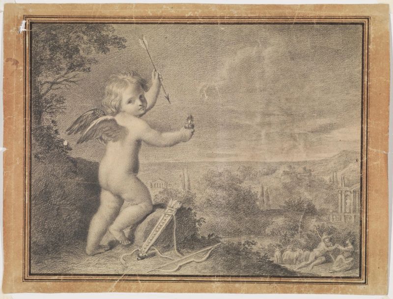      Scuola francese, sec. XIX                                                     - Auction auction online| DRAWINGS AND PRINTS FROM 15th TO 20th CENTURY - Pandolfini Casa d'Aste