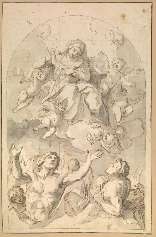 Scuola veneta, prima met&agrave; sec. XVII  - Auction Works on paper: 15th to 19th century drawings, paintings and prints - Pandolfini Casa d'Aste