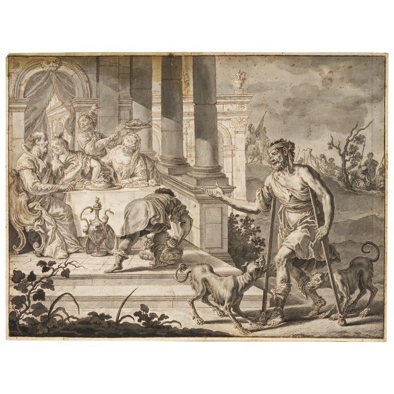 Artista veneto, sec. XVII  - Asta STAMPE E DISEGNI DAL XV AL XIX SECOLO - Pandolfini Casa d'Aste