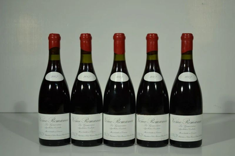 Vosne-Romanee Les Genevrieres Domaine Leroy 2007  - Auction Finest and Rarest Wines - Pandolfini Casa d'Aste