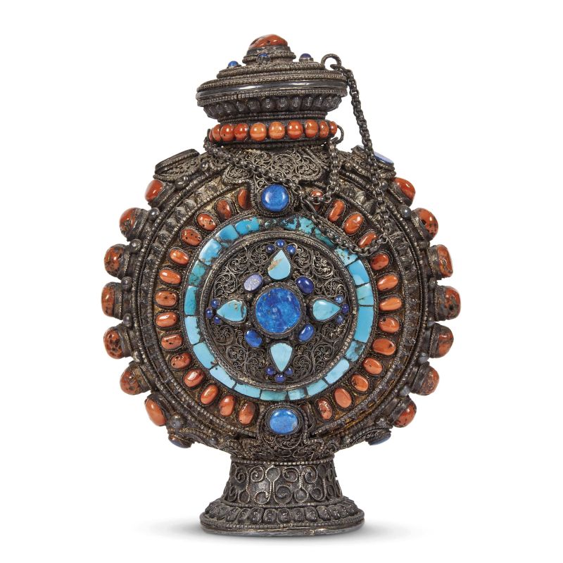 



A RITUAL FLASK, TIBET, 19TH CENTURY  - Asta Arte Orientale  东方艺术 - Pandolfini Casa d'Aste