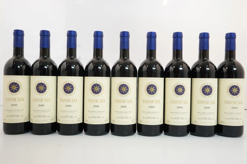      Sassicaia Tenuta San Guido 2000   - Asta Vini Pregiati e Distillati da Collezione - Pandolfini Casa d'Aste