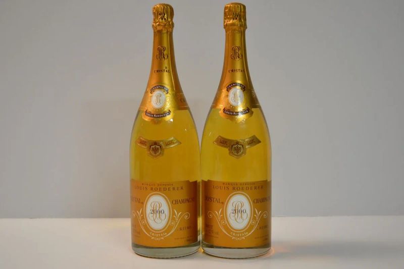 Cristal Louis Roederer 2000  - Auction Fine Wines from Important Private Italian Cellars - Pandolfini Casa d'Aste