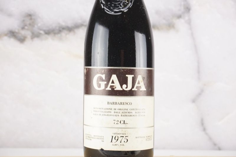 Barbaresco Gaja 1975  - Asta Smart Wine 2.0 | Asta Online - Pandolfini Casa d'Aste