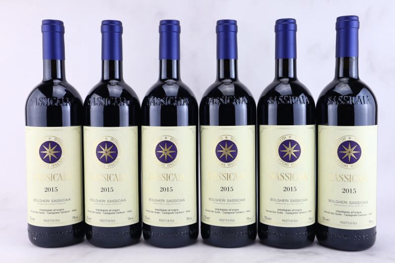 



Sassicaia Tenuta San Guido 2015  - Asta MATERIA - Vini Pregiati e da Collezione - Pandolfini Casa d'Aste