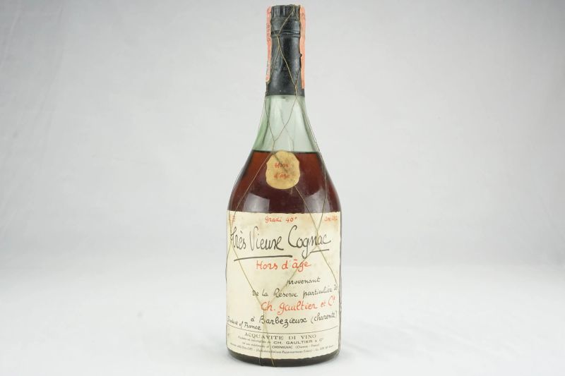Cognac Tr&eacute;s Vieux Hors d&rsquo;&Agrave;ge R&eacute;serve Particuliere de Ch. Gaultier  - Auction ONLINE AUCTION | Rum, Whisky and Collectible Spirits - Pandolfini Casa d'Aste