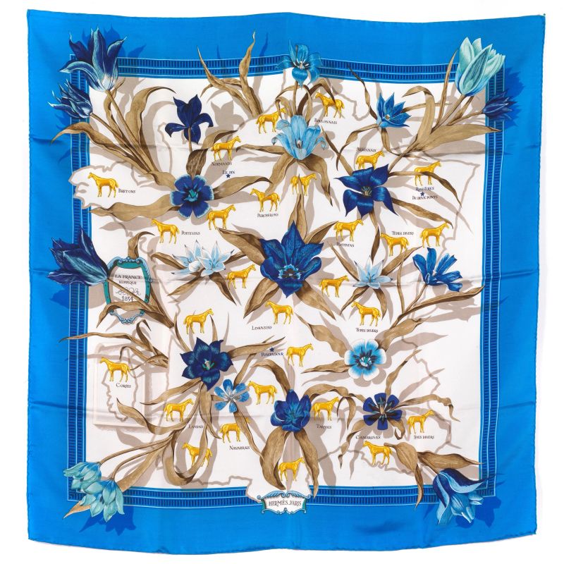 HERMES FOULARD   - Asta VINTAGE: BORSE E ACCESSORI DI HERMES, LOUIS VUITTON E ALTRE GRANDI MAISON - Pandolfini Casa d'Aste