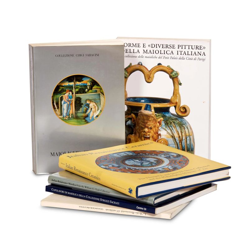 



MAIOLICA. COLLECTIONS. Lot of six books  - Auction CERAMICS. MAJOLICA AND PORCELAIN FROM THE RENAISSANCE TO THE 18TH CENTURY - Pandolfini Casa d'Aste