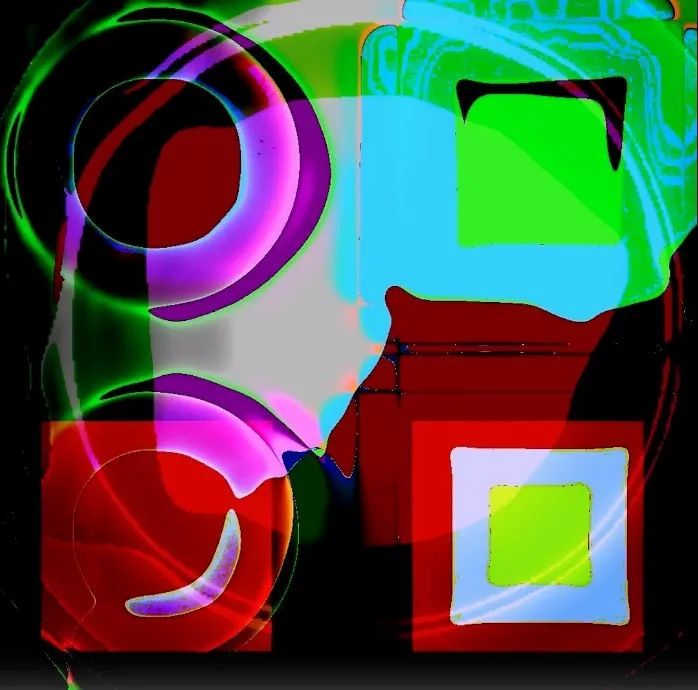 Four Asemic Squares  - Asta Digital Art Spring - Pandolfini Casa d'Aste