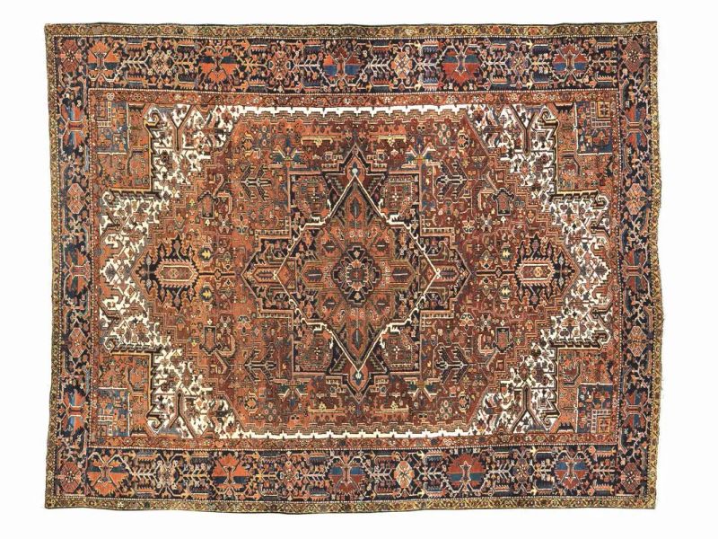 TAPPETO HERIZ, PERSIA, FINE SECOLO XIX  - Asta Mobili, arredi e oggetti d'arte - Pandolfini Casa d'Aste