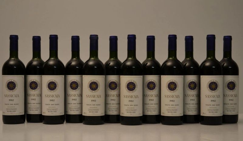 Sassicaia Tenuta San Guido 1982  - Auction FINE WINES FROM IMPORTANT ITALIAN CELLARS - Pandolfini Casa d'Aste