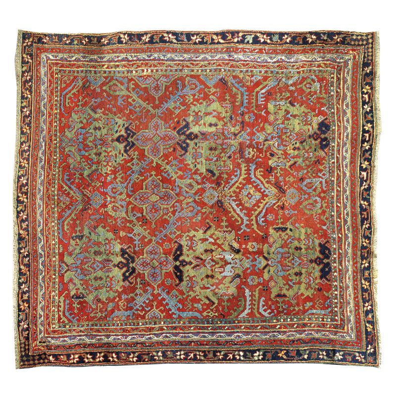 AN USHAK CARPET, ANATOLIA, HALF 19TH CENTURY  - Auction FURNITURE AND WORKS OF ART FROM PRIVATE COLLECTIONS - Pandolfini Casa d'Aste