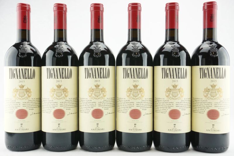Tignanello Antinori 2015  - Auction THE SIGNIFICANCE OF PASSION - Fine and Rare Wine - Pandolfini Casa d'Aste
