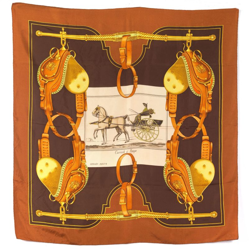 HERMES FOULARD   - Asta VINTAGE: BORSE E ACCESSORI DI HERMES, LOUIS VUITTON E ALTRE GRANDI MAISON - Pandolfini Casa d'Aste