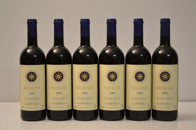 Sassicaia Tenuta San Guido 1995  - Auction the excellence of italian and international wines from selected cellars - Pandolfini Casa d'Aste