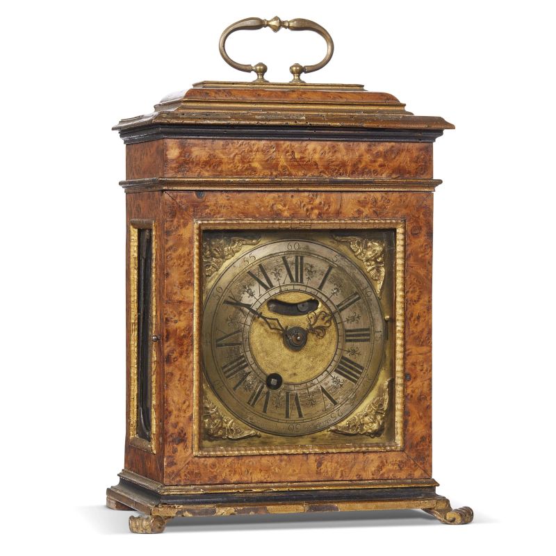 A SENESE TABLE CLOCK, HALF 18TH CENTURY  - Auction FURNITURE AND WORKS OF ART FROM PRIVATE COLLECTIONS - Pandolfini Casa d'Aste