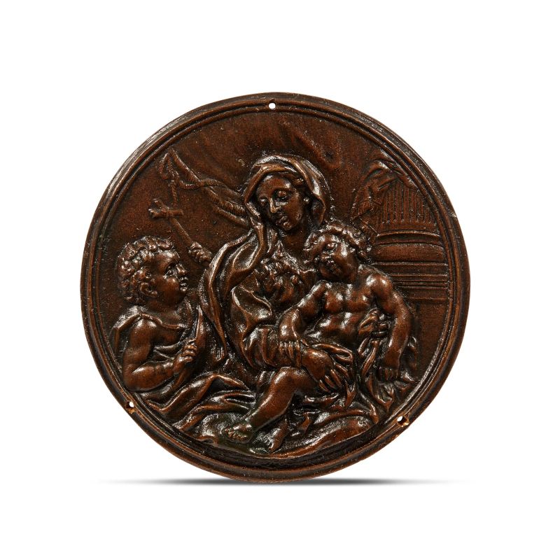 



Ercole Ferrata (?), Virgin and Child with the infant Saint John, bronze  - Auction PLAQUETTES, MEDALS, AND SMALL BRONZE SCULPTURES FROM THE COLLECTION OF MARIO SCAGLIA AND OTHER PROVENANCES - Pandolfini Casa d'Aste