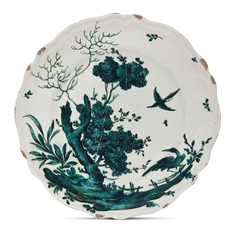 A BOSELLI DISH, SAVONA, 1780-1790  - Auction MAJOLICA AND PORCELAIN FROM THE RENAISSANCE TO THE 19TH CENTURY - Pandolfini Casa d'Aste