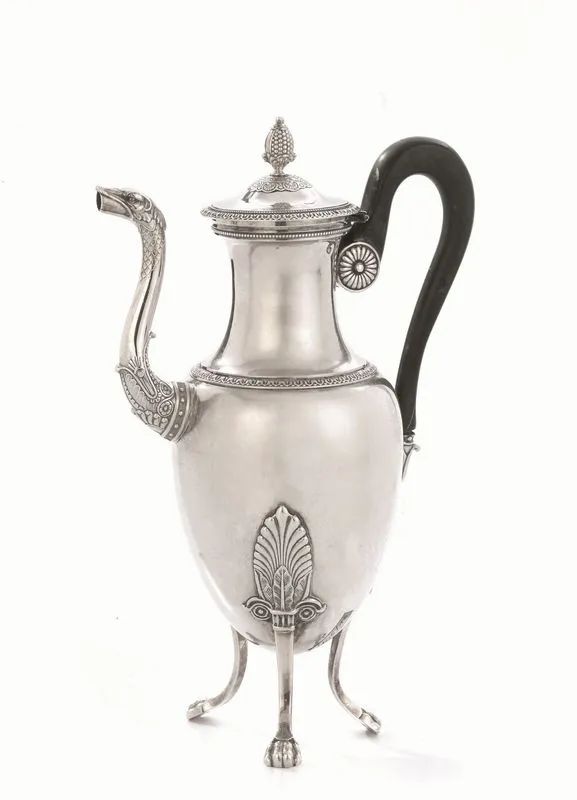 CAFFETTIERA, PARIGI, 1830 CIRCA  - Auction Russian, European and Italian Silver - Pandolfini Casa d'Aste