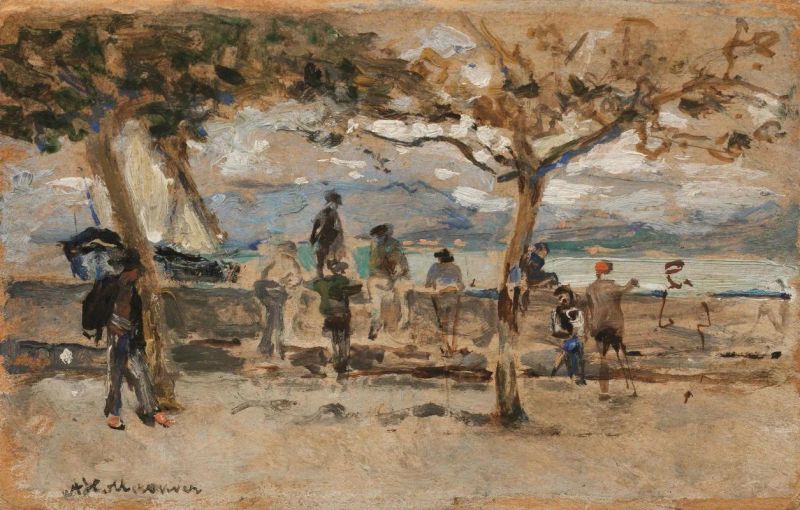 Alfonso Hollaender  - Auction 19th Century Paintings - II - Pandolfini Casa d'Aste
