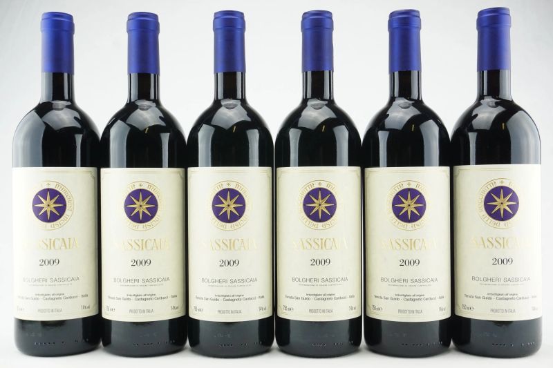 Sassicaia Tenuta San Guido 2009  - Auction THE SIGNIFICANCE OF PASSION - Fine and Rare Wine - Pandolfini Casa d'Aste