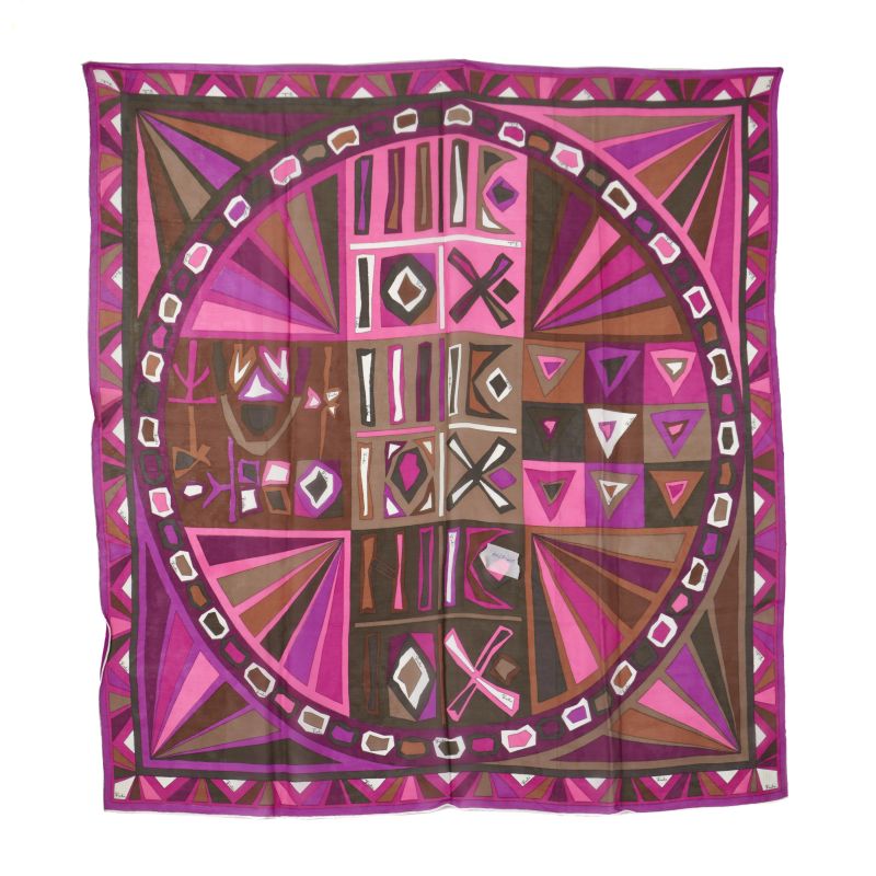 



EMILIO PUCCI FOULARD  - Asta VINTAGE: BORSE E ACCESSORI DI HERMES, LOUIS VUITTON E ALTRE GRANDI MAISON - Pandolfini Casa d'Aste