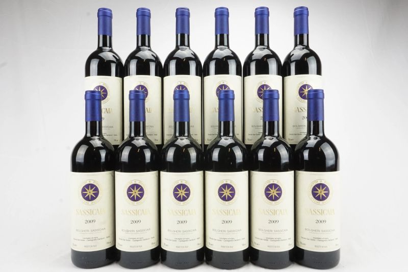      Sassicaia Tenuta San Guido 2009   - Asta Il Fascino e l'Eleganza - Un percorso tra i migliori Vini italiani e francesi - Pandolfini Casa d'Aste