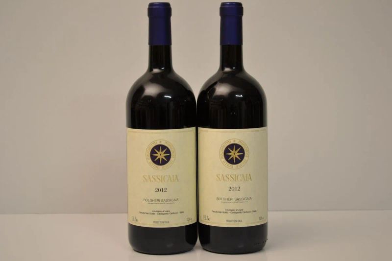 Sassicaia Tenuta San Guido 2012  - Auction Fine Wine and an Extraordinary Selection From the Winery Reserves of Masseto - Pandolfini Casa d'Aste