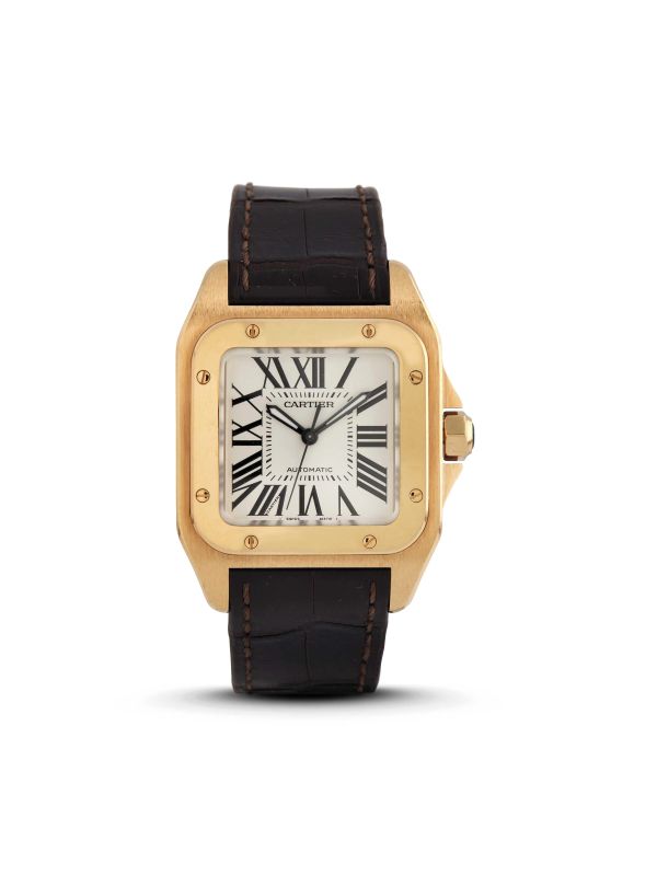 OROLOGIO CARTIER &quot;SANTOS 100&quot; REF. W20108Y1  - Auction Fine watches - Pandolfini Casa d'Aste