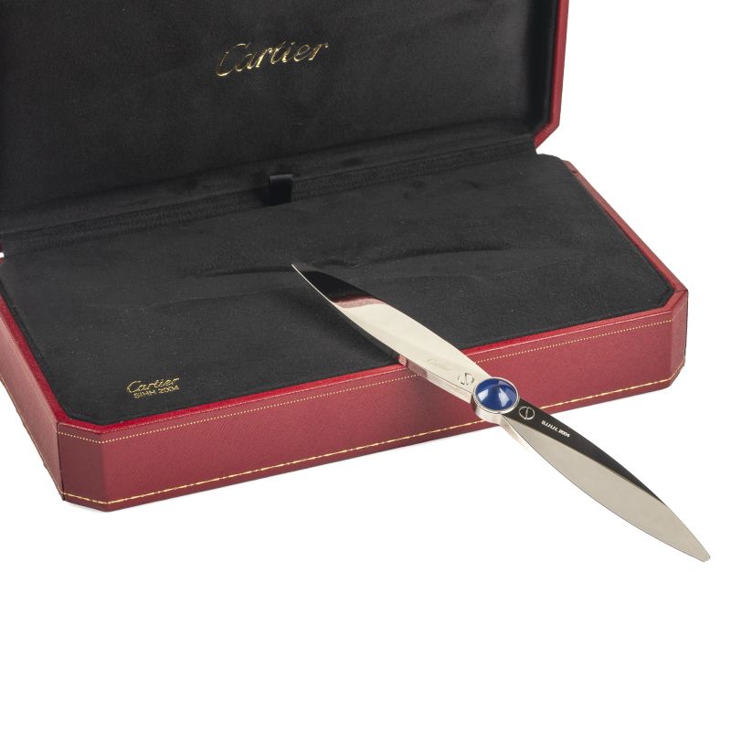 Cartier : CARTIER TAGLIACARTE A FORMA DI ELICA  - Asta ARCADE |  OROLOGI E PENNE DA COLLEZIONE - Pandolfini Casa d'Aste