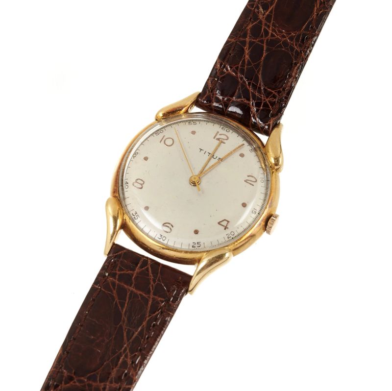 



TITUS YELLOW GOLD WRISTWATCH  - Auction WATCHES - Pandolfini Casa d'Aste
