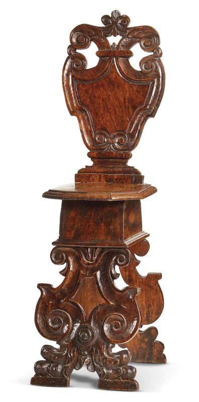 A TUSCAN STOOL, LATE 16TH CENTURY  - Auction FURNITURE AND WORKS OF ART FROM PRIVATE COLLECTIONS - Pandolfini Casa d'Aste