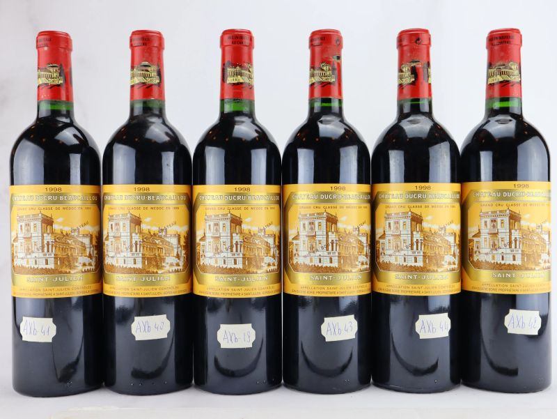 



Ch&acirc;teau Ducru Beaucaillou 1998  - Auction ALCHIMIA - Fine and Rare Wine - Pandolfini Casa d'Aste