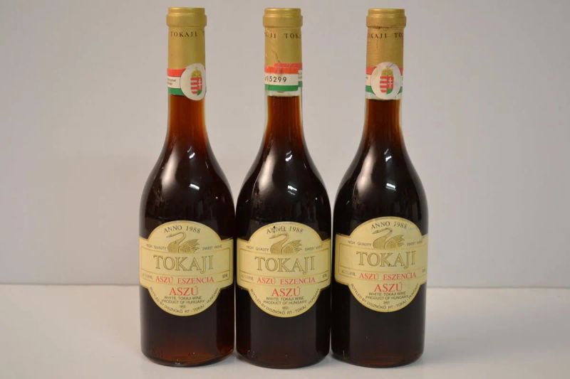 Tokaji Aszú Eszencia Disznoko RT 1988  - Asta Vini e distillati da collezione da cantine selezionate - Pandolfini Casa d'Aste