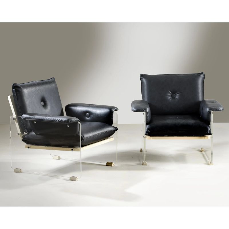 



COPPIA DI POLTRONE   - Asta DESIGN E ARTI DECORATIVE DEL '900 - Pandolfini Casa d'Aste