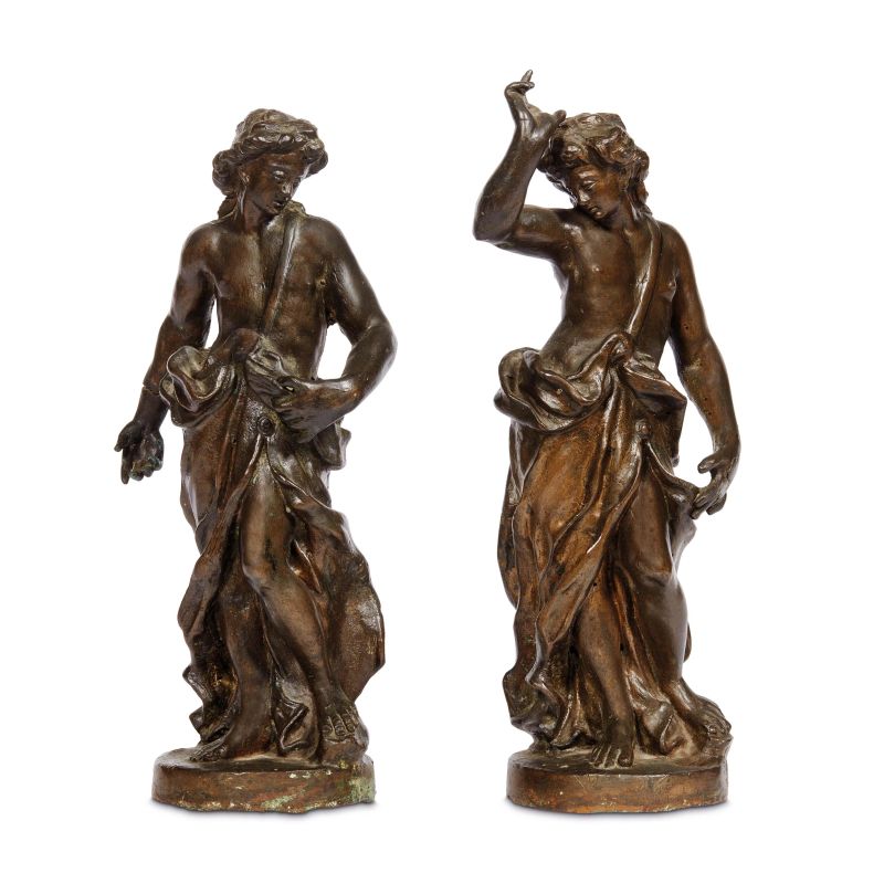 



Venetian school, late 17th century, a pair of angels, patinated bronze  - Auction SCULPTURES AND WORKS OF ART FROM MIDDLE AGE TO 19TH CENTURY - Pandolfini Casa d'Aste
