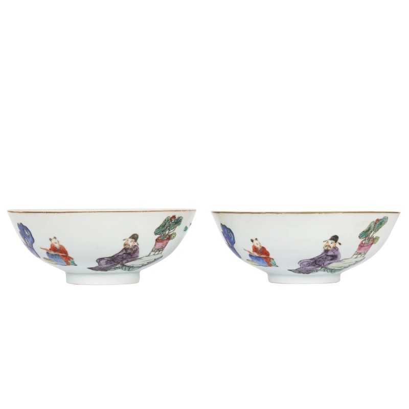 A PAIR OF BOWLS, CHINA, 20TH CENTURY  - Auction ONLINE AUCTION | Asian Art &#19996;&#26041;&#33402;&#26415;&#32593;&#25293; - Pandolfini Casa d'Aste