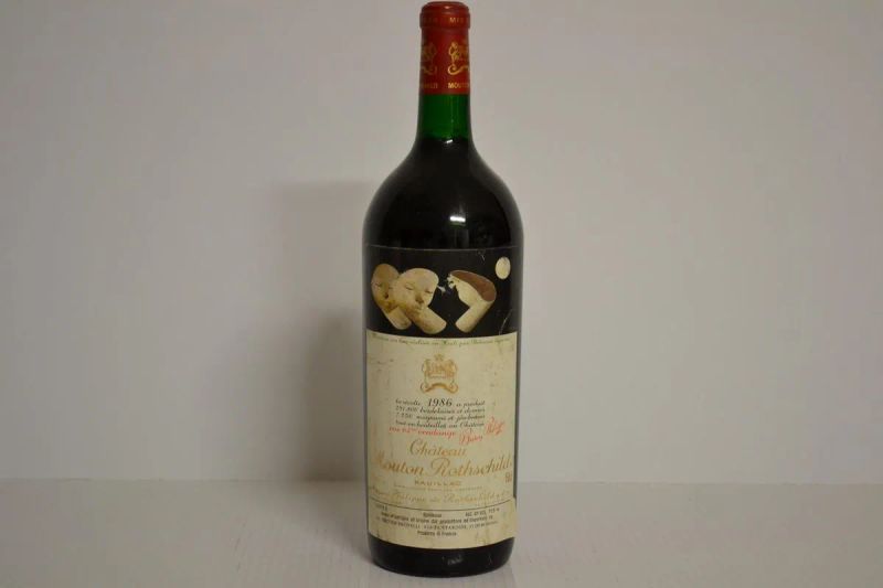 Chateau Mouton Rothschild 1986  - Asta Vini Pregiati e da Collezione - Pandolfini Casa d'Aste