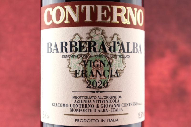 Barbera d’alba Vigna Francia Giacomo Conterno 2020   - Asta Smartwine 2.0 | Christmas Edition - Pandolfini Casa d'Aste