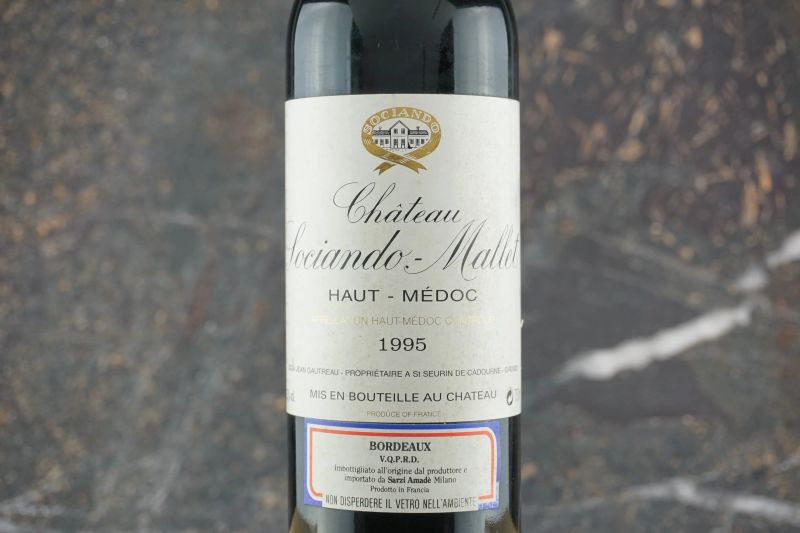Ch&acirc;teau Sociando Mallet 1995  - Auction Smart Wine 2.0 | Click & Drink - Pandolfini Casa d'Aste