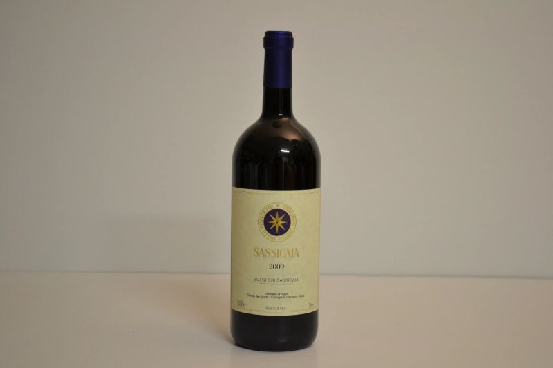 Sassicaia Tenuta San Guido 2009  - Asta Una Prestigiosa Selezione di Vini e Distillati da Collezioni Private - Pandolfini Casa d'Aste