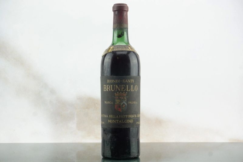 Brunello di Montalcino Biondi Santi 1946  - Auction Smart Wine 2.0 | Christmas Edition - Pandolfini Casa d'Aste