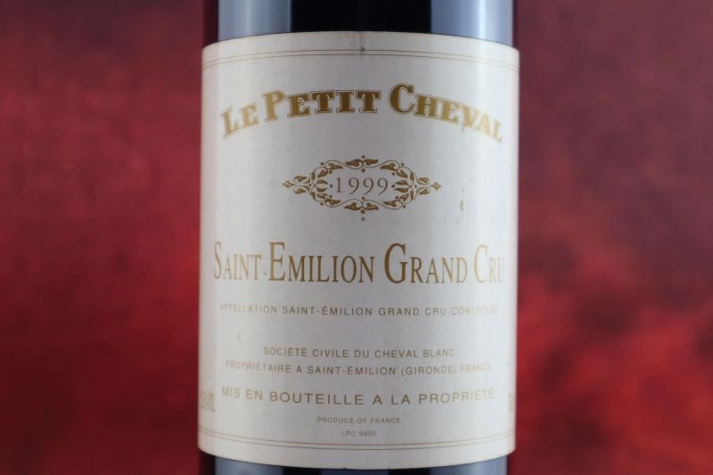 



Le Petit Cheval Ch&acirc;teau Cheval Blanc 1999  - Asta Smartwine 2.0 | Christmas Edition - Pandolfini Casa d'Aste